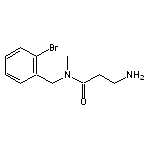 3-amino-N-[(2-bromophenyl)methyl]-N-methylpropanamide