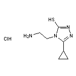 4-(2-aminoethyl)-5-cyclopropyl-4H-1,2,4-triazole-3-thiol hydrochloride