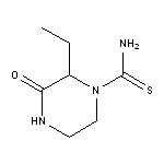 2-ethyl-3-oxopiperazine-1-carbothioamide