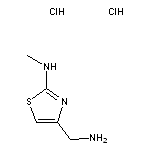 4-(aminomethyl)-N-methyl-1,3-thiazol-2-amine dihydrochloride