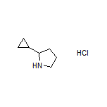 2-cyclopropylpyrrolidine hydrochloride