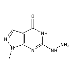 6-hydrazinyl-1-methyl-1H,4H,5H-pyrazolo[3,4-d]pyrimidin-4-one