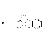 2-amino-2,3-dihydro-1H-indene-2-carboxamide hydrochloride