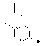 5-chloro-6-[(methylthio)methyl]pyridin-2-amine