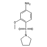 3-methoxy-4-(pyrrolidine-1-sulfonyl)aniline