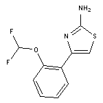 4-[2-(difluoromethoxy)phenyl]-1,3-thiazol-2-amine