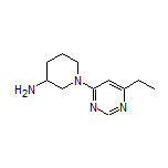 1-(6-Ethyl-4-pyrimidinyl)piperidin-3-amine