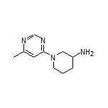 1-(6-Methyl-4-pyrimidinyl)piperidin-3-amine