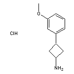 trans-3-(3-methoxyphenyl)cyclobutan-1-amine hydrochloride