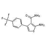 2-amino-4-[4-(trifluoromethyl)phenyl]thiophene-3-carboxamide