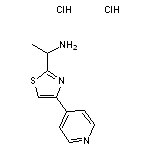 1-[4-(pyridin-4-yl)-1,3-thiazol-2-yl]ethan-1-amine dihydrochloride