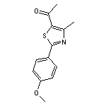 1-[2-(4-methoxyphenyl)-4-methyl-1,3-thiazol-5-yl]ethan-1-one