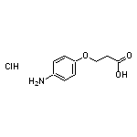 3-(4-aminophenoxy)propanoic acid hydrochloride