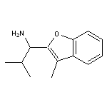 2-methyl-1-(3-methyl-1-benzofuran-2-yl)propan-1-amine