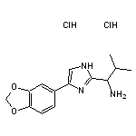 1-[4-(2H-1,3-benzodioxol-5-yl)-1H-imidazol-2-yl]-2-methylpropan-1-amine dihydrochloride