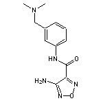 4-amino-N-{3-[(dimethylamino)methyl]phenyl}-1,2,5-oxadiazole-3-carboxamide