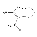 2-amino-4H,5H,6H-cyclopenta[b]thiophene-3-carboxylic acid