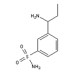 3-(1-aminopropyl)benzene-1-sulfonamide