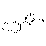 3-(2,3-dihydro-1H-inden-5-yl)-1H-1,2,4-triazol-5-amine