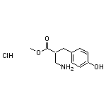 methyl 3-amino-2-[(4-hydroxyphenyl)methyl]propanoate hydrochloride