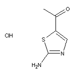 1-(2-amino-1,3-thiazol-5-yl)ethanone hydrochloride