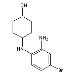 4-[(2-amino-4-bromophenyl)amino]cyclohexan-1-ol