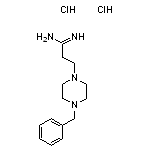 3-(4-benzylpiperazin-1-yl)propanimidamide dihydrochloride