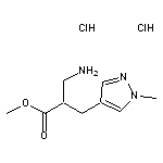 methyl 3-amino-2-[(1-methyl-1H-pyrazol-4-yl)methyl]propanoate dihydrochloride