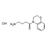 4-amino-1-(3,4-dihydro-2H-1,4-benzoxazin-4-yl)butan-1-one hydrochloride