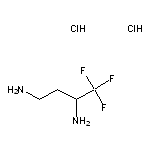 4,4,4-trifluorobutane-1,3-diamine dihydrochloride