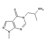 5-(2-aminopropyl)-1-methyl-1H,4H,5H-pyrazolo[3,4-d]pyrimidin-4-one