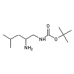 tert-butyl N-(2-amino-4-methylpentyl)carbamate