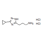 3-(3-Cyclopropyl-1H-1,2,4-triazol-5-yl)-1-propanamine Dihydrochloride