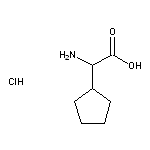 2-amino-2-cyclopentylacetic acid hydrochloride