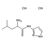 2-amino-4-methyl-N-(1H-pyrazol-3-yl)pentanamide dihydrochloride