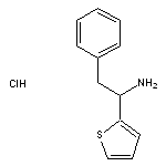 2-phenyl-1-(thiophen-2-yl)ethan-1-amine hydrochloride