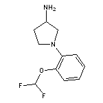 1-[2-(difluoromethoxy)phenyl]pyrrolidin-3-amine