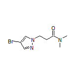 3-(4-bromo-1H-pyrazol-1-yl)-N,N-dimethylpropanamide