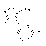 4-(3-chlorophenyl)-3-methylisoxazol-5-amine