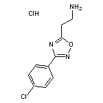 2-[3-(4-chlorophenyl)-1,2,4-oxadiazol-5-yl]ethan-1-amine hydrochloride