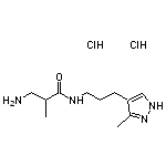 3-amino-2-methyl-N-[3-(3-methyl-1H-pyrazol-4-yl)propyl]propanamide dihydrochloride