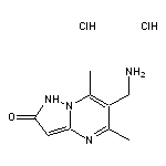 6-(aminomethyl)-5,7-dimethyl-1H,2H-pyrazolo[1,5-a]pyrimidin-2-one dihydrochloride