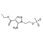 ethyl 5-amino-1-[2-(methanesulfonyloxy)ethyl]-1H-pyrazole-4-carboxylate