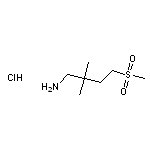 4-methanesulfonyl-2,2-dimethylbutan-1-amine hydrochloride