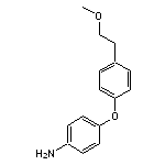 4-[4-(2-methoxyethyl)phenoxy]aniline