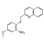 5-methoxy-2-(quinolin-2-ylmethoxy)aniline