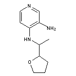 4-N-[1-(oxolan-2-yl)ethyl]pyridine-3,4-diamine