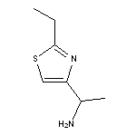 1-(2-ethyl-1,3-thiazol-4-yl)ethan-1-amine