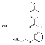 N-[3-(2-aminoethoxy)phenyl]-4-methoxybenzamide hydrochloride