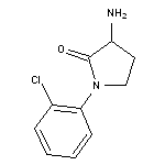 3-amino-1-(2-chlorophenyl)pyrrolidin-2-one